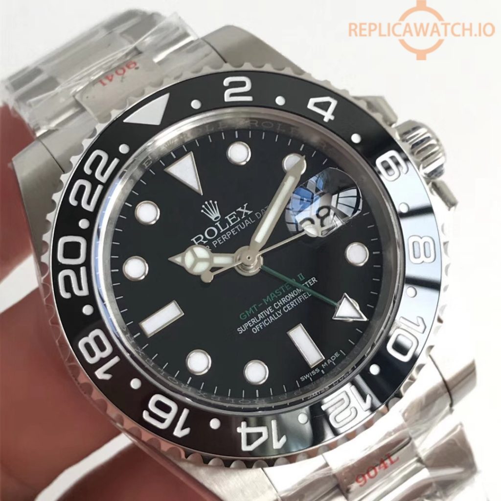 Replica Rolex GMT-Master II 116710LN Noob Factory V9 Stainless Steel