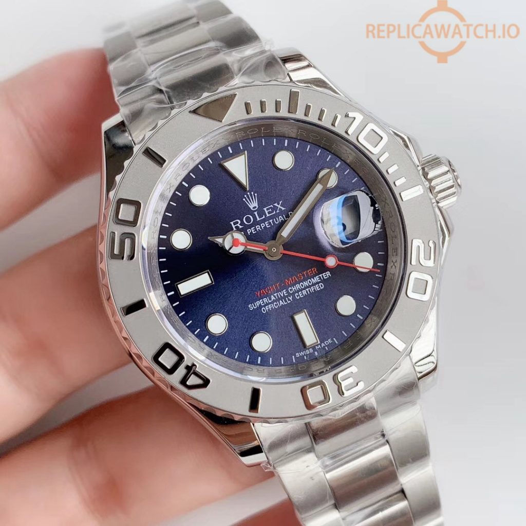 Replica Rolex Yacht-Master 40 V3 Version Stainless Steel Blue